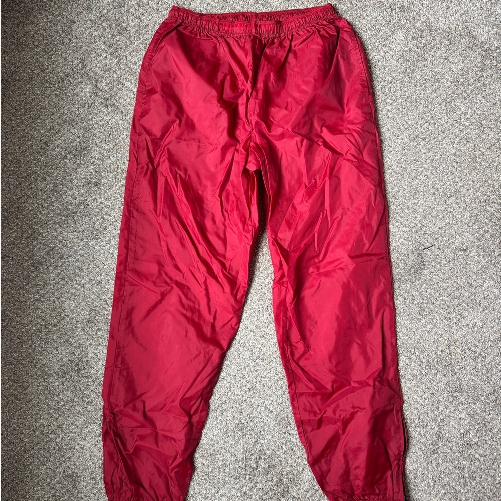 GAP Red 90s Windbreaker Joggers